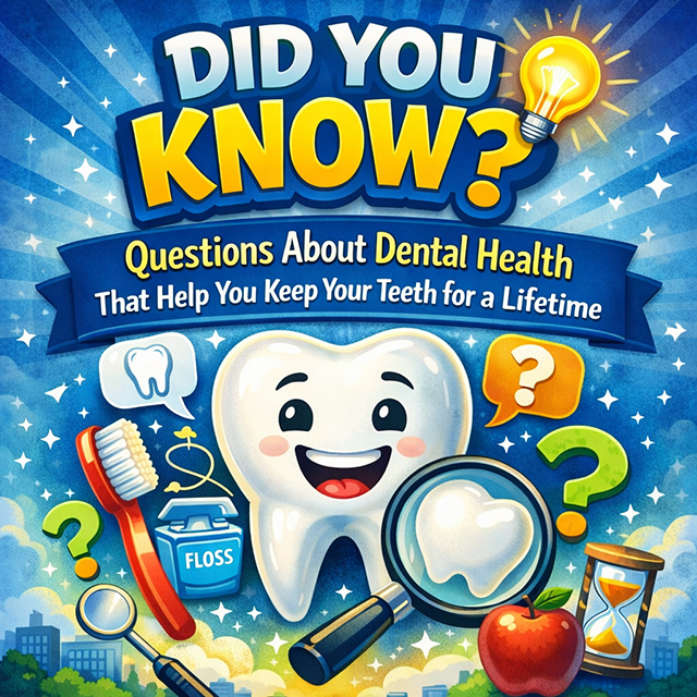 Did You Know? – Questions About Dental Health That Help You Keep Your Teeth for a Lifetime